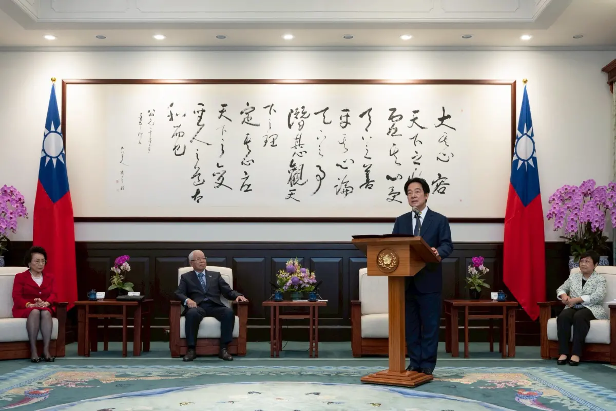 ▲賴清德表示，政府會繼續強化國家競爭力、深化與民主夥伴的連結，為印太區域和平繁榮做出更多貢獻。（圖／總統府提供）