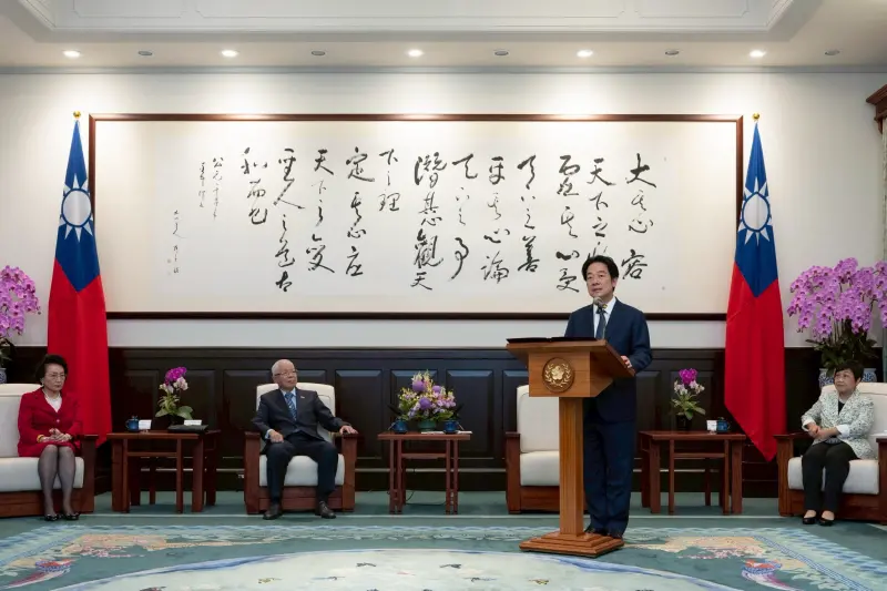 ▲賴清德表示，政府會繼續強化國家競爭力、深化與民主夥伴的連結，為印太區域和平繁榮做出更多貢獻。（圖／總統府提供）