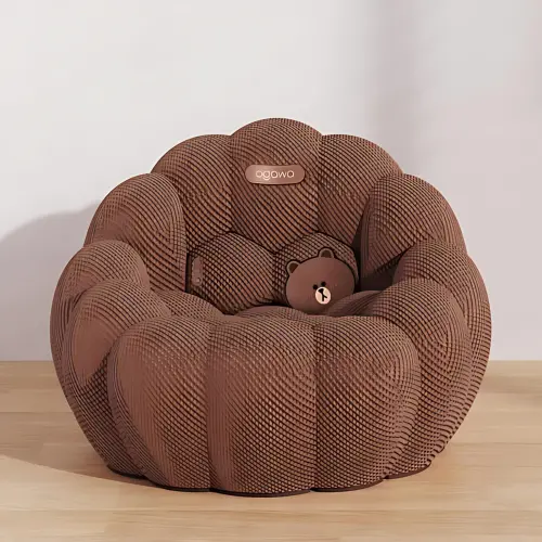 ▲高雄大遠百OGAWA LINE FRIENDS聯名新品熊大按摩椅，建議售價19,800元、特價12,800元。（圖／遠百提供）