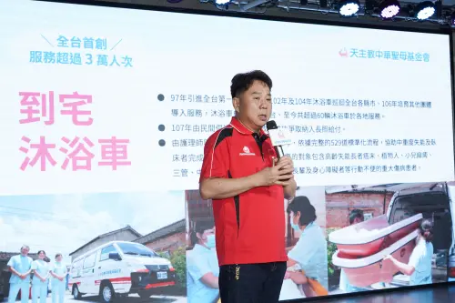 ▲天主教中華聖母基金會執行長黎世宏表示，基金會以「有溫度的照顧」為核心，讓每項服務都兼顧尊嚴與關懷。（圖／天主教中華聖母基金會提供）