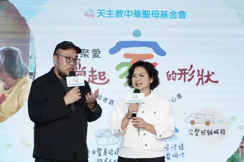 ▲導演葉天倫肯定基金會長期耕耘，並號召演藝圈好友共同響應，盼社會各界持續傳遞愛與關懷。（圖／天主教中華聖母基金會提供）