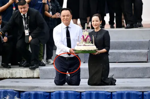 泰國總理放水燈褲子拉鍊意外失守！一句自嘲完美化解尷尬
