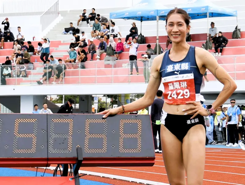 田徑／羅佩琳全運會稱后破8年紀錄！直言：視野清晰、夢想也清晰