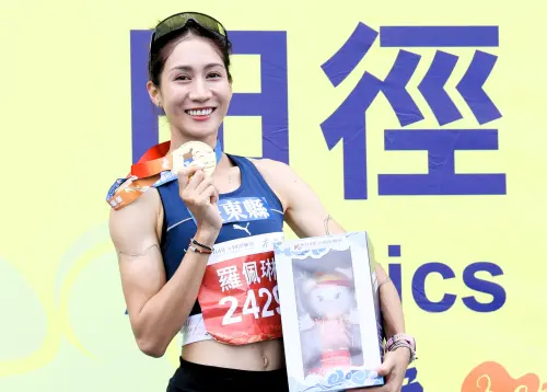 ▲400跨欄選手羅佩琳全運會破紀錄奪金。（圖／濰視眼科提供）
