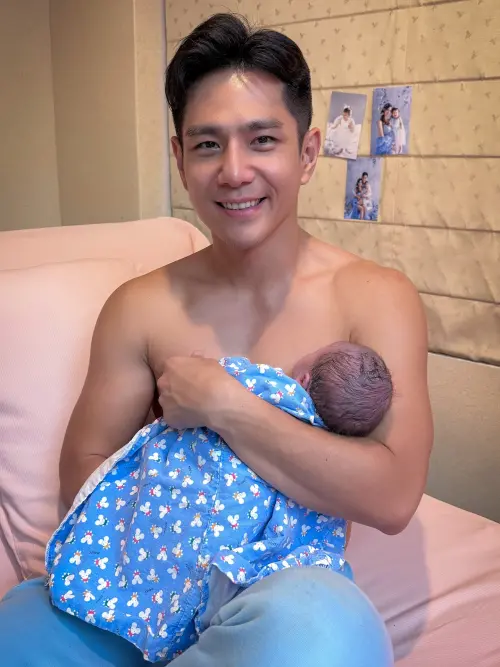 ▲佳娜平安生了！和祖雄喜迎第2胎（圖／Hero Tai 祖雄臉書）