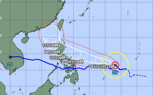 ▲。（圖／翻攝自日本氣象廳）