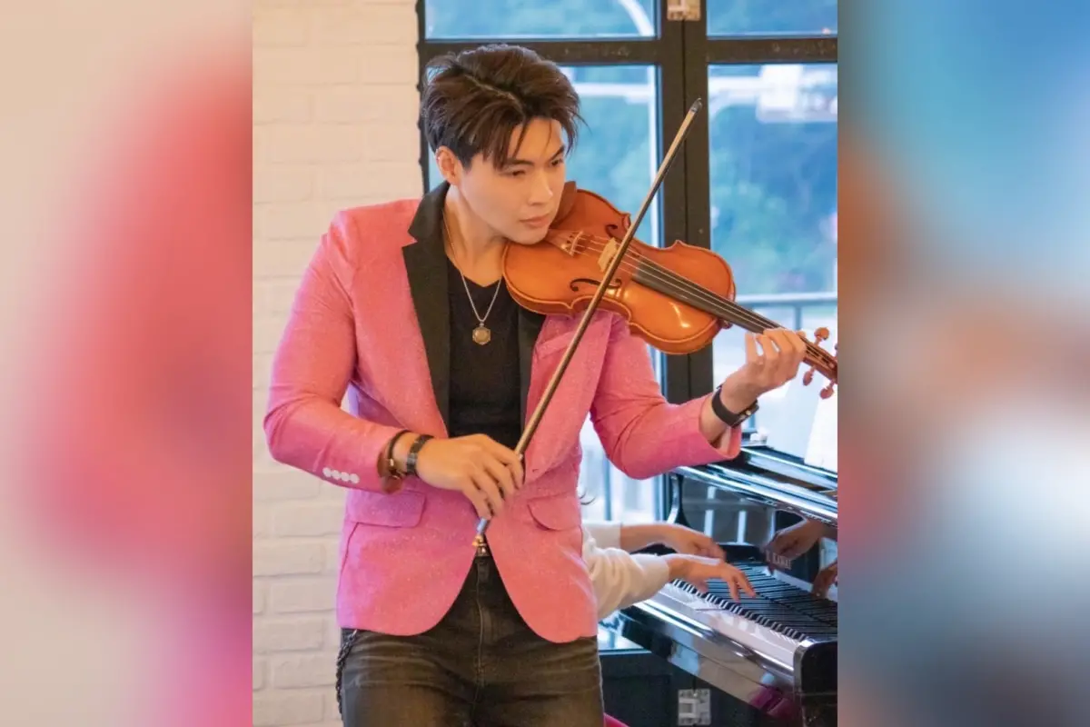 ▲小提琴家陳譽2022年遭惡霸砍傷手，險毀音樂生涯，嫌犯遭判一年半定讞。（圖／陳譽老師．小提琴．鋼琴．創作臉書）