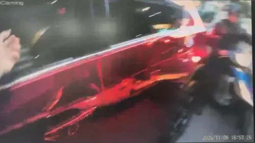 ▲ 正妹長得像嫌疑犯被攔查！松山警抓錯人道歉。（圖／翻攝畫面）