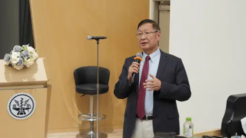 ▲天普大學前副校長戴海龍。（圖／畢翔攝）