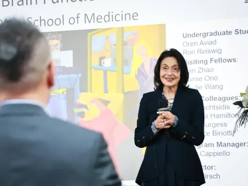 ▲來自耶魯大學醫學院的Joy Hirsch。（圖／劉祐龍攝）