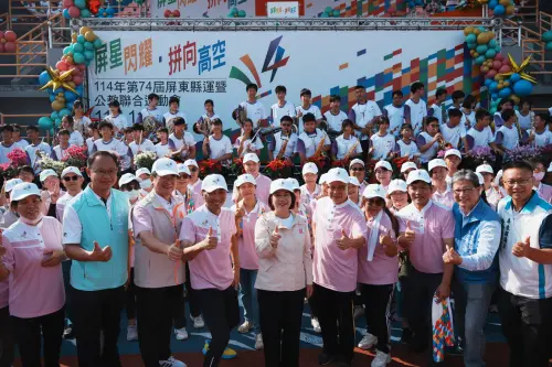 ▲為期3天的競賽。今年共設田徑、羽球、游泳、舉重等31項目，參賽人數達1萬4,745人。（圖／屏東縣府提供）