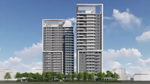 ▲華友聯與台灣三井不動產股份有限公司第二次攜手，將於台南歸仁區武東段規劃地上21層、地下2層大樓，為區域罕見的大規模都會型住宅建築。（示意圖／華友聯提供）