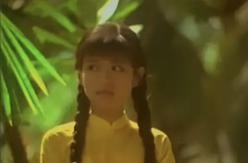 ▲林葉亭在〈妳在他鄉〉MV中的純情越南女孩造型，引發熱烈話題，成為她出道的關鍵。（圖／摘自滾石唱片 ROCK RECORDS YT）