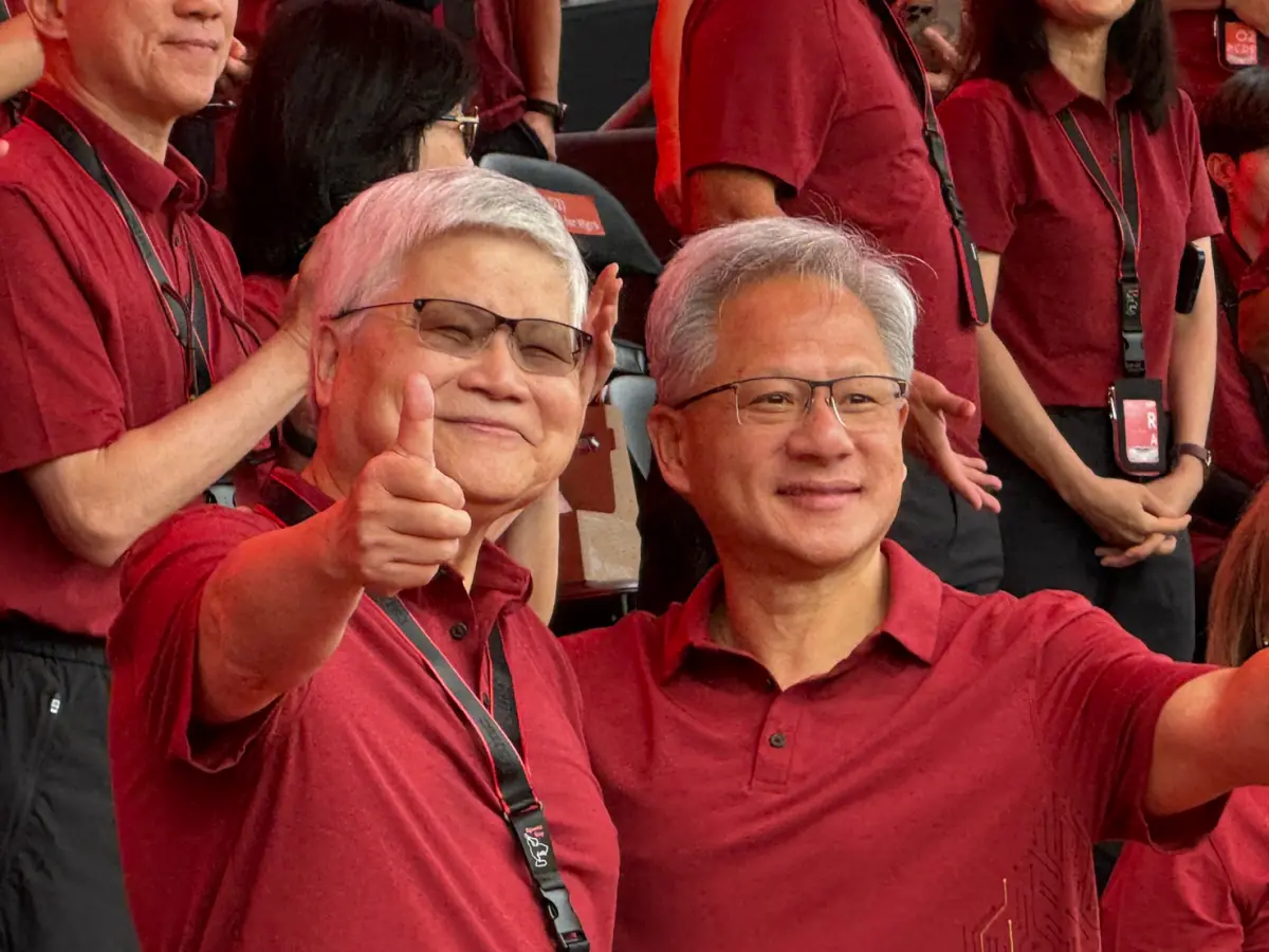 台積電運動會今盛大登場！黃仁勳、魏哲家現身同框