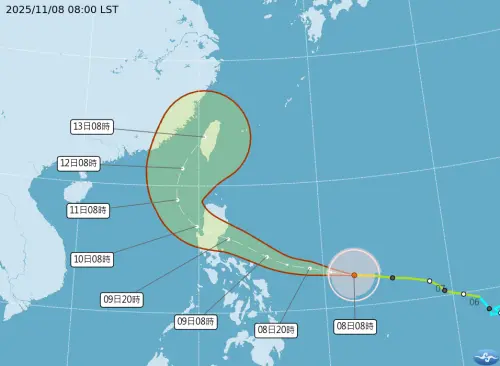 鳳凰有機會停班課？共伴效應炸豪雨：颱風最新路徑、估下週三登陸
