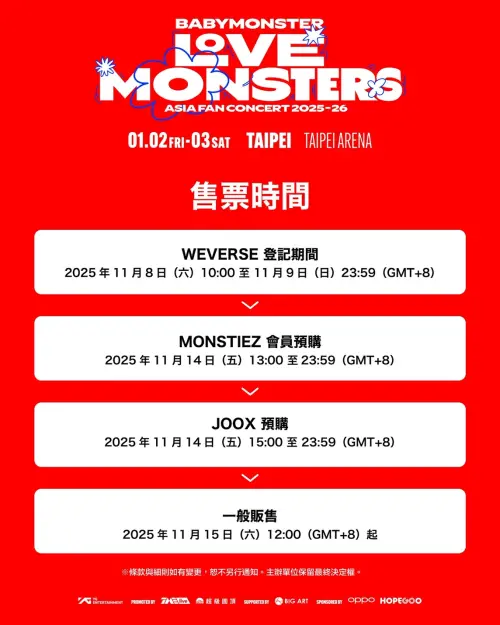▲▼BABYMONSTER台北小巨蛋演唱會採取3階段售票。（圖／超級圓頂）