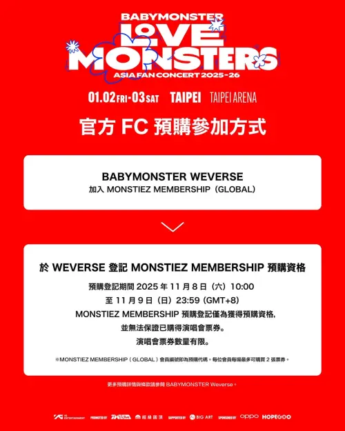 ▲▼BABYMONSTER台北小巨蛋演唱會採取3階段售票。（圖／超級圓頂）