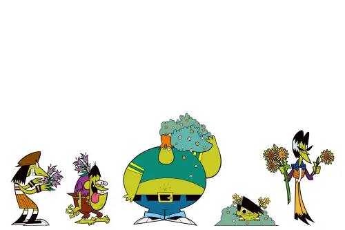 ▲「街頭聚會」是指小鎮村裡最臭屁的壞蛋幫派（圖／翻攝台中國際花毯節官網，https://www.flowercarpet.tw/vision.php）