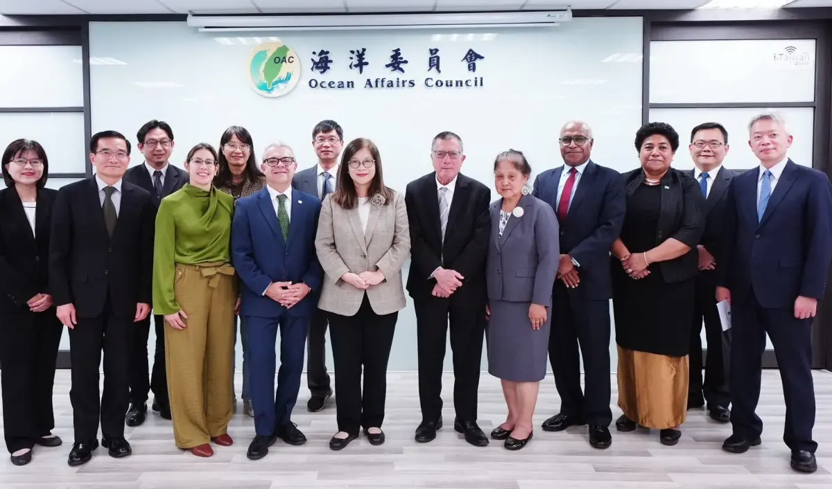 守護海洋民主價值！馬紹爾群島等3國駐聯合國大使到海委會拜會