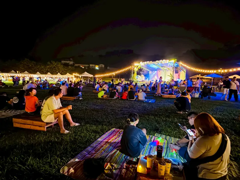 ▲「阿罩霧草地音樂會」，融合音樂、農食、文創與永續體驗，打造秋日最Chill的文化盛典(圖／參山處提供2025.11.8)