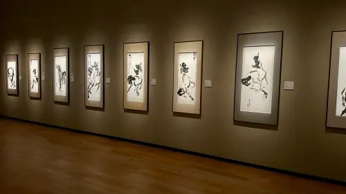 ▲高一峰的馬畫以「筆簡意賅，姿態生動」草稱。（圖／翻攝畫面）