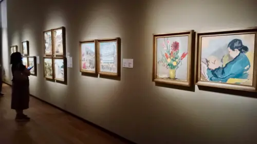 ▲林玉山以其膠彩及水墨作品著稱。（圖／翻攝畫面）