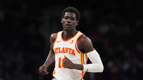 ▲老鷹年輕前鋒蓋伊，本戰打出生涯代表作，全場21分、7籃板與7助攻，率領老鷹20分大勝湖人。（圖／美聯社／達志影像）