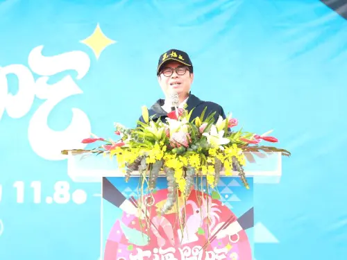 ▲高雄市長陳其邁致詞。(圖／高雄市政府海洋局提供)