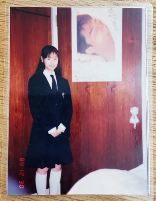 ▲林心如今日上傳一張國中時期的照片，模樣相當清新純真。（圖／翻攝自臉書 林心如）