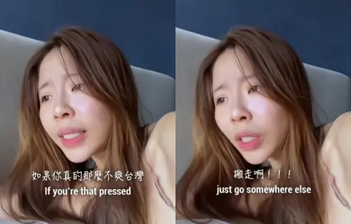 ▲鍾綺友人狂嫌台灣很爛！她用台英雙語爆氣開嗆：不爽就搬走啊。（圖／鍾綺IG@_bell66_）