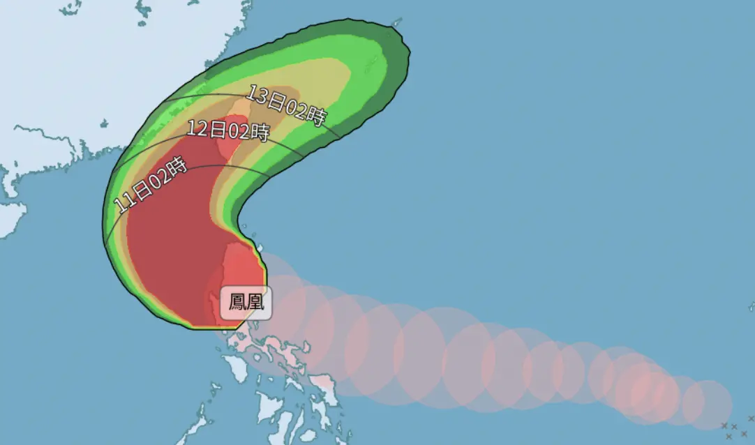天氣預報／鳳凰颱風開始影響！今雨勢越晚下越大 海警估五後發布
