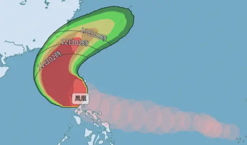 天氣預報／鳳凰颱風開始影響！今雨勢越晚下越大　海警估午後發布
