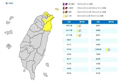 鳳凰颱風外圍環流發威！氣象署：北北基宜大雨特報　20縣市防強風
