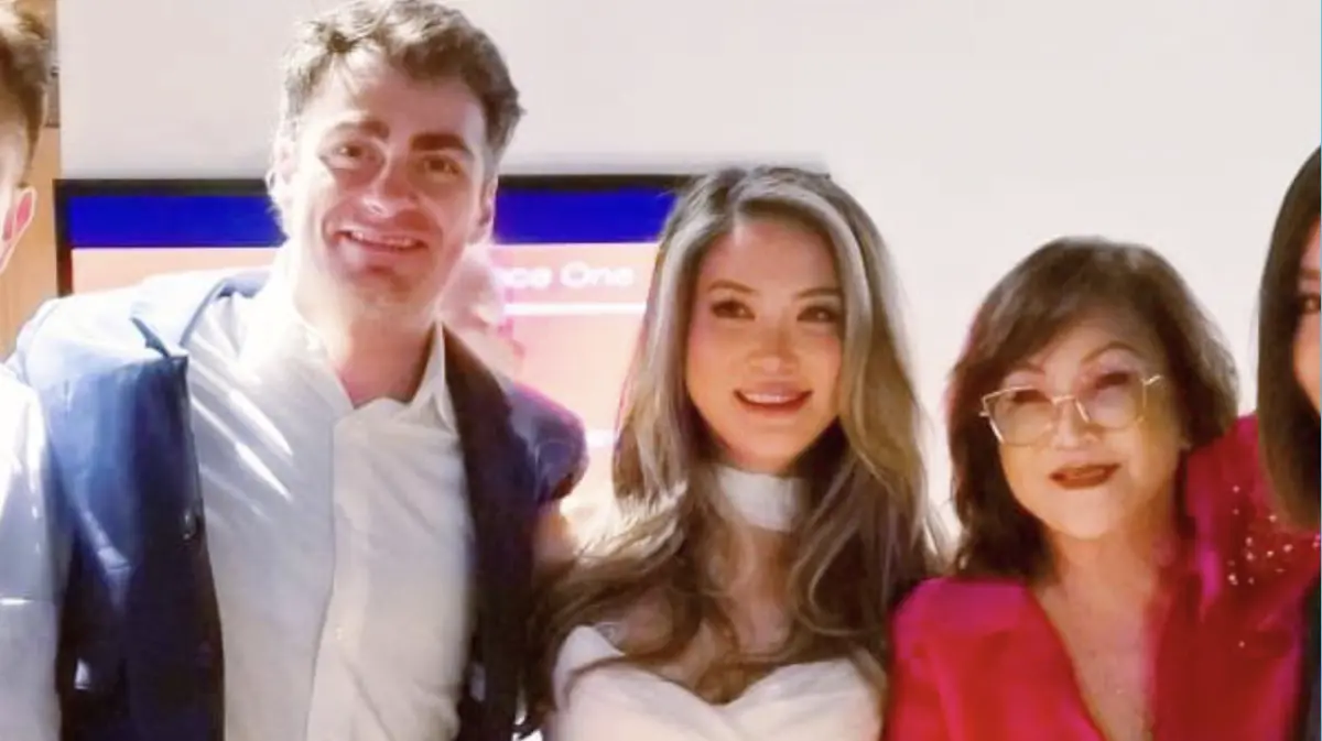 谷音女兒歸寧宴星光熠熠！洋女婿Alen真面目帥翻 陳美鳳淚獻祝福