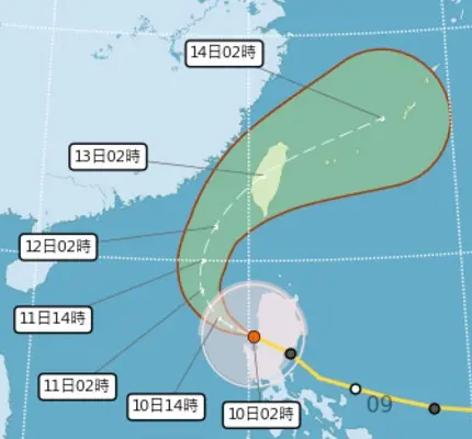 11縣市暴風圈侵襲率破80%
