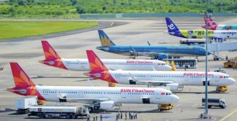 太陽富國航空首航！直飛台灣　越南集團旗下新品牌