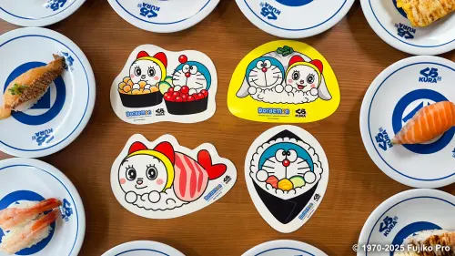 ▲13家限定門市，消費滿額「免費送造型貼紙」4款。（圖／藏壽司kurasushi.tw）