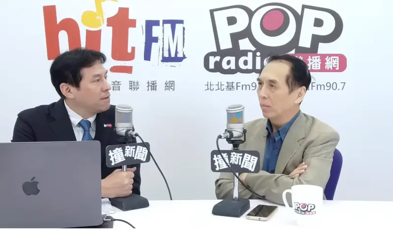 ▲前國民黨立委陳學聖直言，鄭麗文爭議發酵後，都不見發言人。（圖／翻攝自POP Radio）