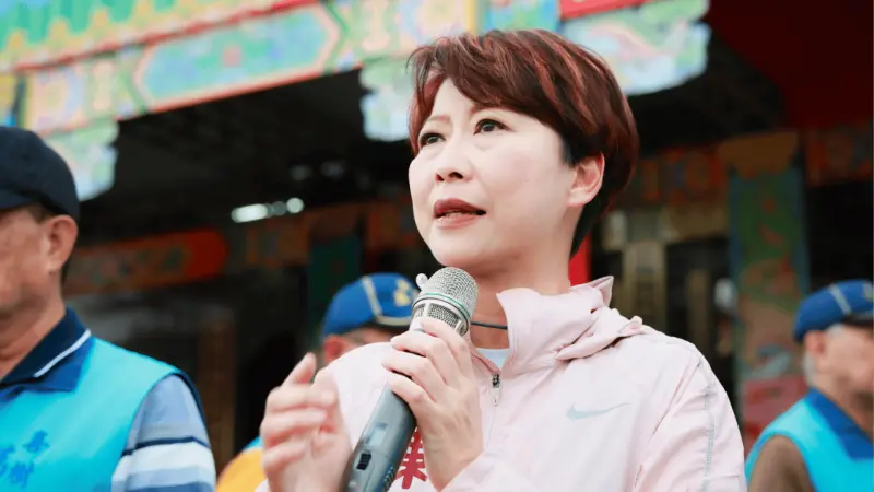 ▲陳亭妃：不會脫黨 以行動政府打造有感台南（圖／劉祐龍攝影）