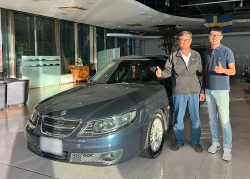▲歷經大約一個月的修復，這輛服役20年的Saab 9-5 變得像是新車一樣，順利回到車主手中。（圖／總代理商富公司facebook.com/saabtaiwan）