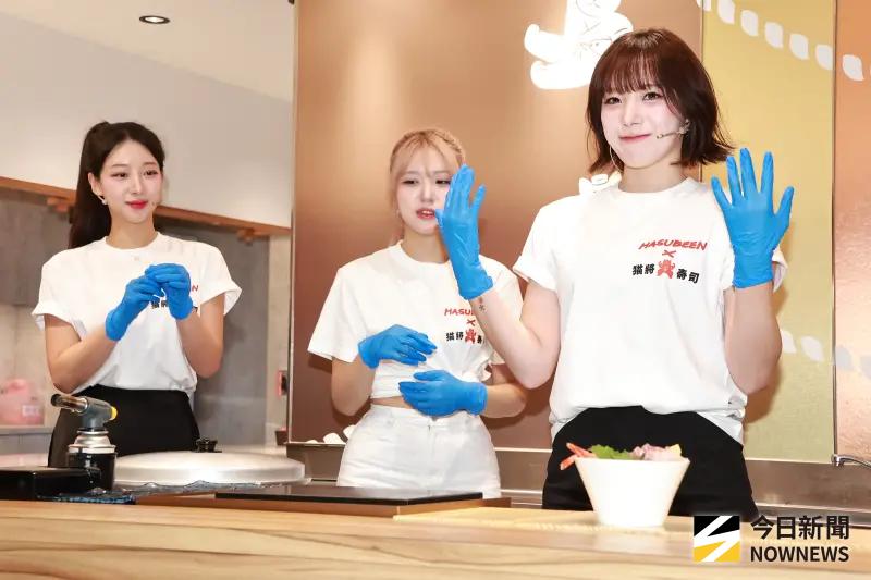 ▲河智媛（右）與禹洙漢（左）休賽季後動向成謎，今（4）日被發現悄悄開通台灣粉絲帳號，經紀人也現身台灣，引發粉絲熱議是否即將回歸。加上未列入樂天桃猿Thank You名單，續留台灣可能性再度升溫。（圖／記者吳翊緁攝影）