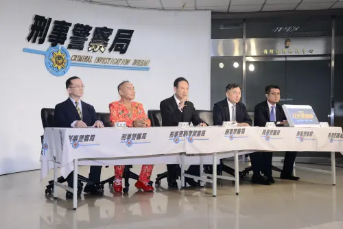 ▲竹北「吊車大王」突現身刑事局！AI換臉片流出嚇壞：我都差點上當。（圖／刑事局提供）