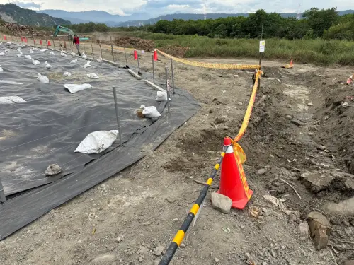 影／台中燕圾湖不只加蓋還挖引水溝　江和樹：緊急應變已做到極致
