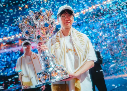 ▲Doran選手拿下職業生涯首座世界賽冠軍。（圖／取自LOL Esports）