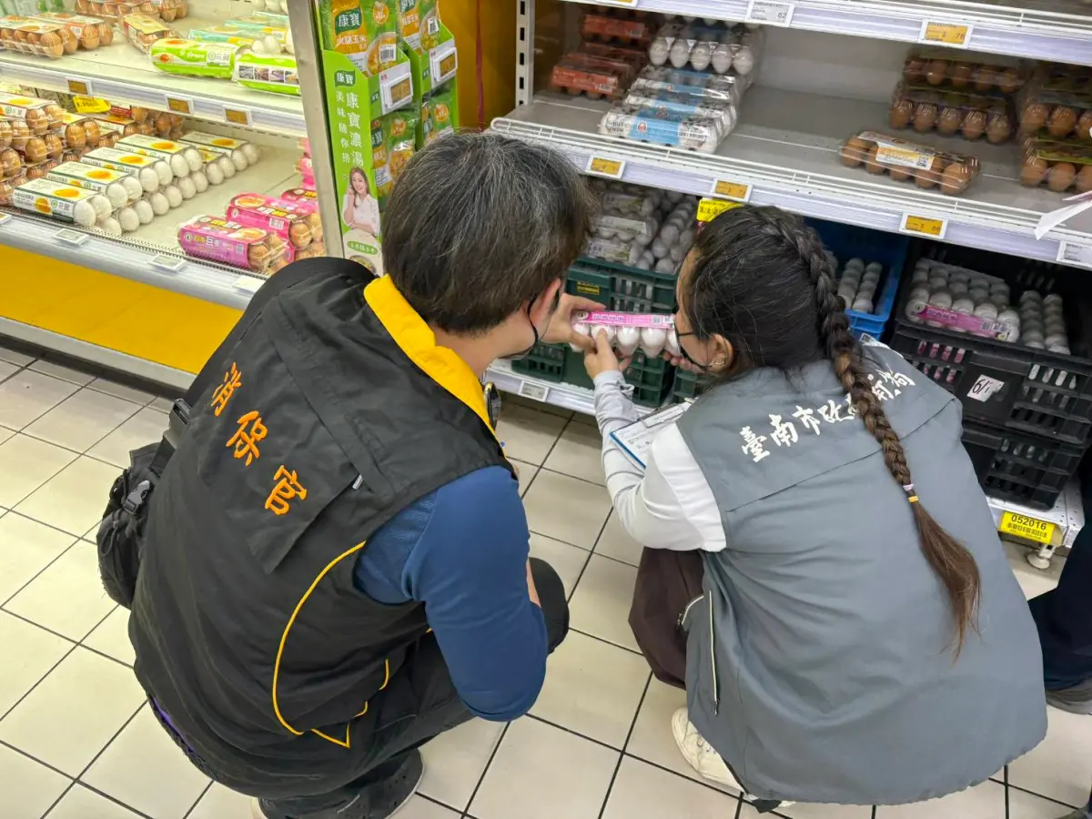 南市下架芬普尼問題蛋 今再擴大市場巡查確保民眾食安
