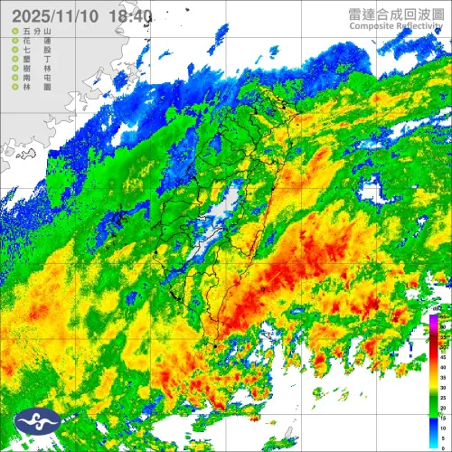 ▲鳳凰颱風外圍環流加上東北季風，已經讓台灣東北部開始降下驚人大雨。（圖／中央氣象署cwa.gov.tw）