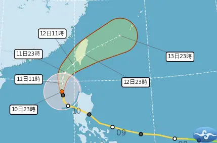 鳳凰颱風動態整理！「路徑、強度、登陸時間地點、風雨影響」一覽