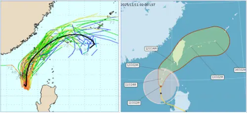 鳳凰颱風路徑南修！吳德榮：北、東部致災雨　下周轉冷入秋最低溫
