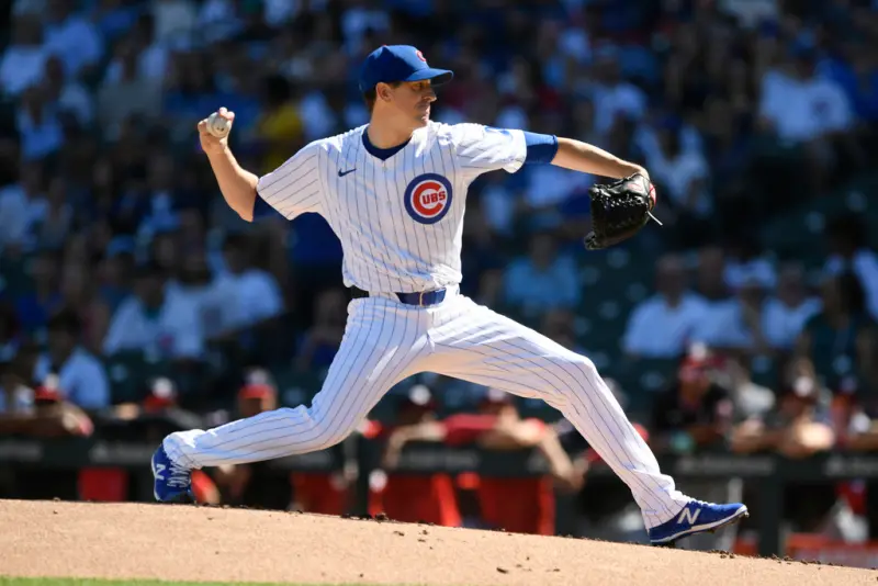 ▲芝加哥小熊隊18日宣布，35歲的前王牌右投漢崔克斯（Kyle Hendricks）正式退休。這位外號「教授」的技巧派投手，是小熊隊2016年打破108年無冠、破解「山羊魔咒」的重要功臣之一。（圖／美聯社／達志影像）
