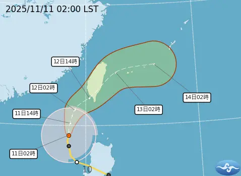 ▲鳳凰颱風（圖／取自中央氣象署cwa.gov.tw）